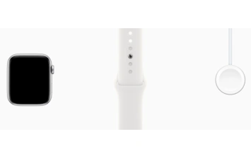 Смарт-часы Apple Watch Series SE GPS 44mm Silver/White (Серебро/Белый) Sport Band (MNK23)