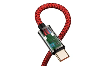 Кабель Baseus Legend Series Elbow Fast Charging Data Cable Type-C to Type-C 100W 1m (CACS000609) Red