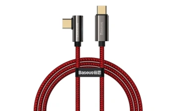 Кабель Baseus Legend Series Elbow Fast Charging Data Cable Type-C to Type-C 100W 1m (CACS000609) Red