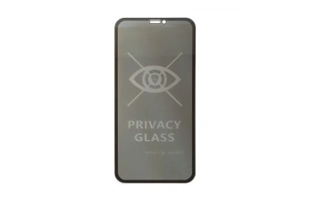 Защитное стекло GLASS-M для iPhone 11 5D антишпион Black