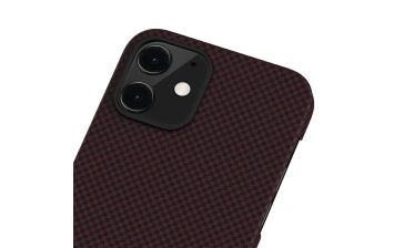 Чехол Pitaka MagEZ Case для iPhone 12/12 Pro (KI1204P) Black/Red (Plain)