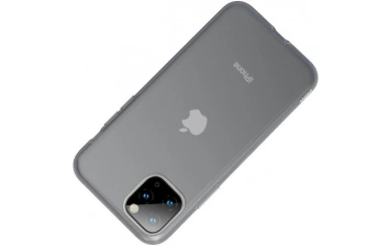 Чехол Baseus Jelly Liquid Silica Gel (WIAPIPH65S-GD01) для iPhone 11 Pro Max ransparent Black