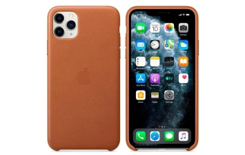 Чехол Apple Leather Case для iPhone 11 Pro Max Saddle Brown