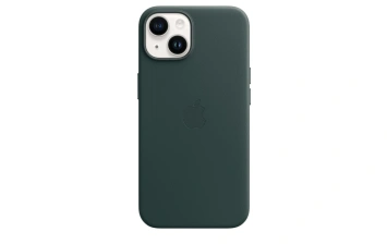 Кожаный чехол Apple MagSafe для iPhone 14 Forest Green