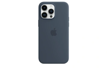 Силиконовый чехол Apple MagSafe для iPhone 14 Pro Max Storm Blue
