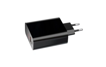 Сетевое зарядное устройство Baseus Speed PPS Type-C+USB 3A быстрая зарядка + дисплей (CCFSEU907-01) Black