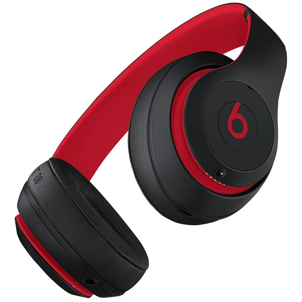 beats studio 3 wireless black red