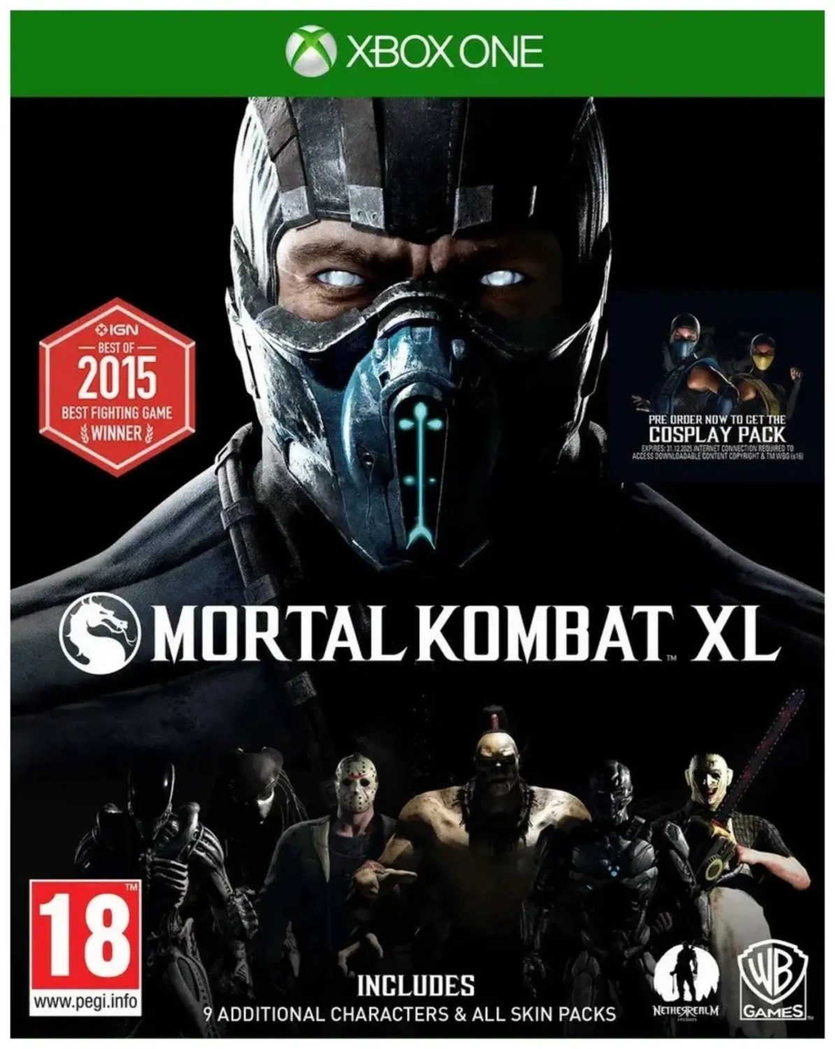 Купить Игра Warner Bros Mortal Kombat XL (русские субтитры) (Xbox  One/Series X) в Москве по самым привлекательным ценам!