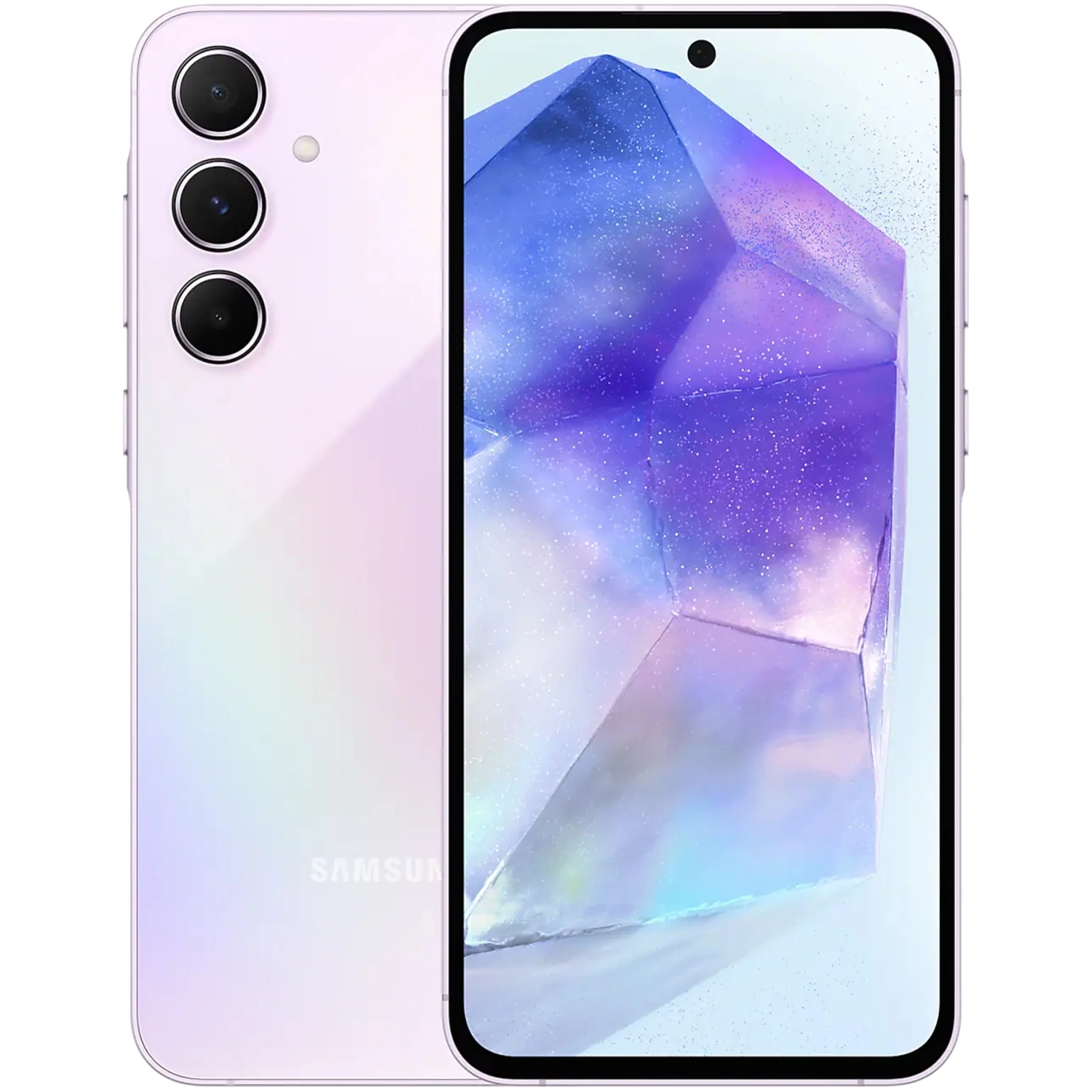 Смартфон Samsung Galaxy A55 5G 8/256Gb Awesome Lilac :: Galaxy A55 5G  (2024) :: Купить Смартфон Series A в Москве по самым привлекательным ценам!  :: Купить Смартфон Samsung в Москве по самым