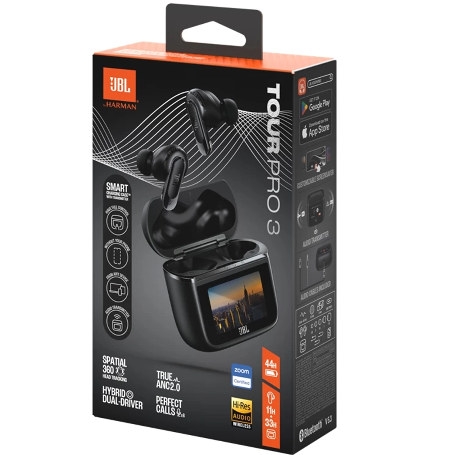 Купить Наушники JBL Tour Pro 3 Black в городе Москва по самым