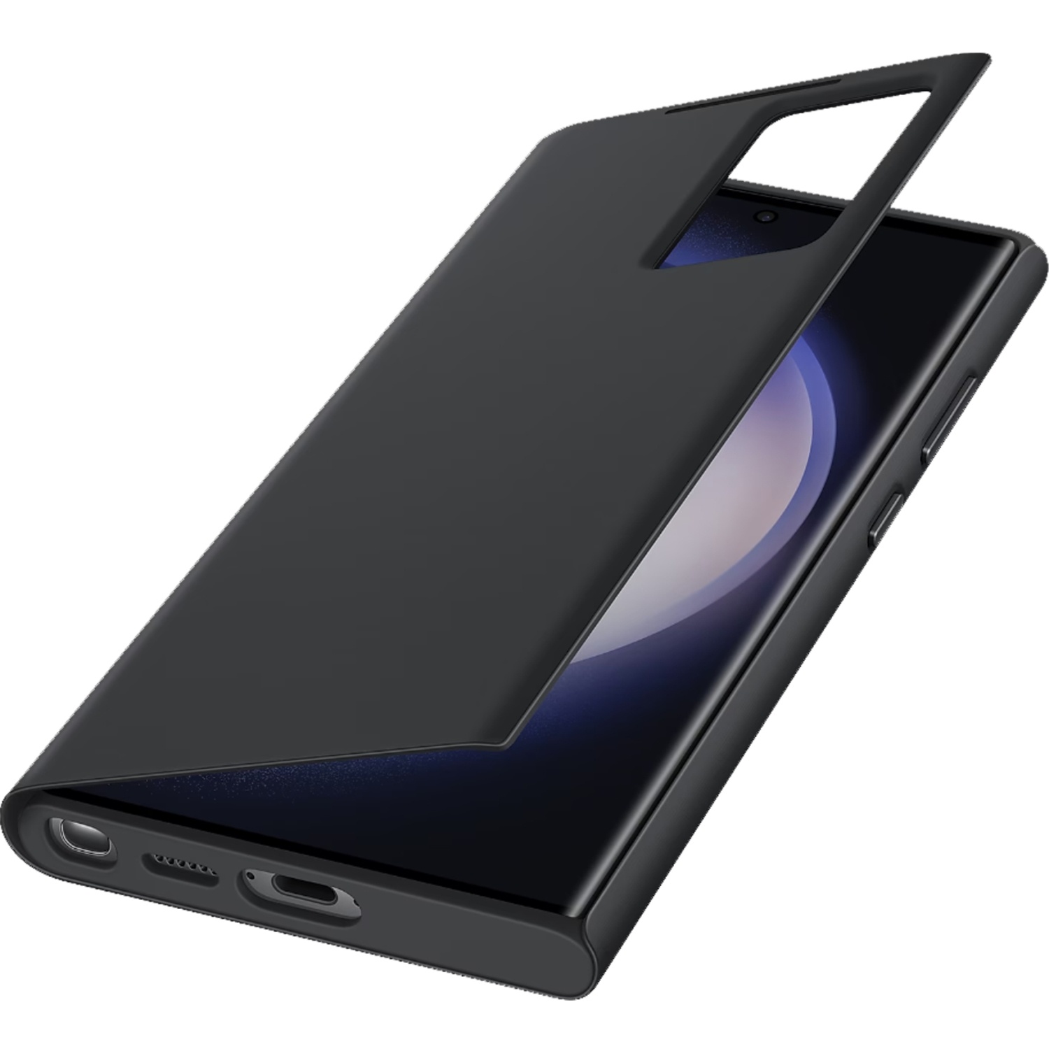 ЧехолSamsungSeriesдляGalaxyS23UltraSmartViewWalletCaseBlack