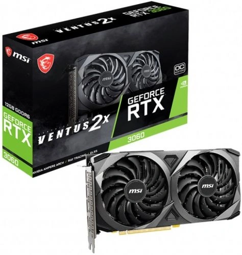Видеокарта MSI RTX 3060 VENTUS 2X 12GB OC