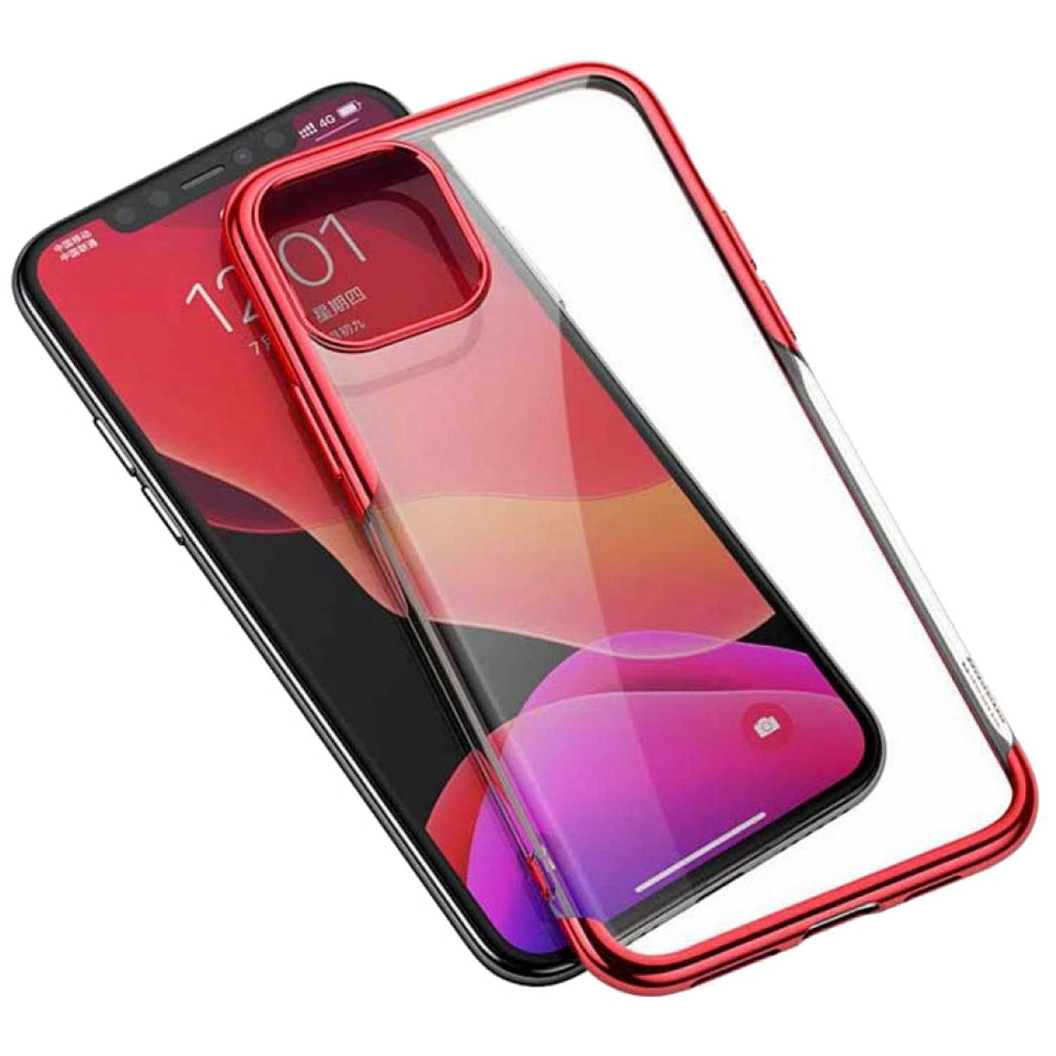 Купить Чехол Baseus для iPhone 11 Pro Shining (ARAPIPH58S-MD09) Red в  Москве по самым привлекательным ценам!