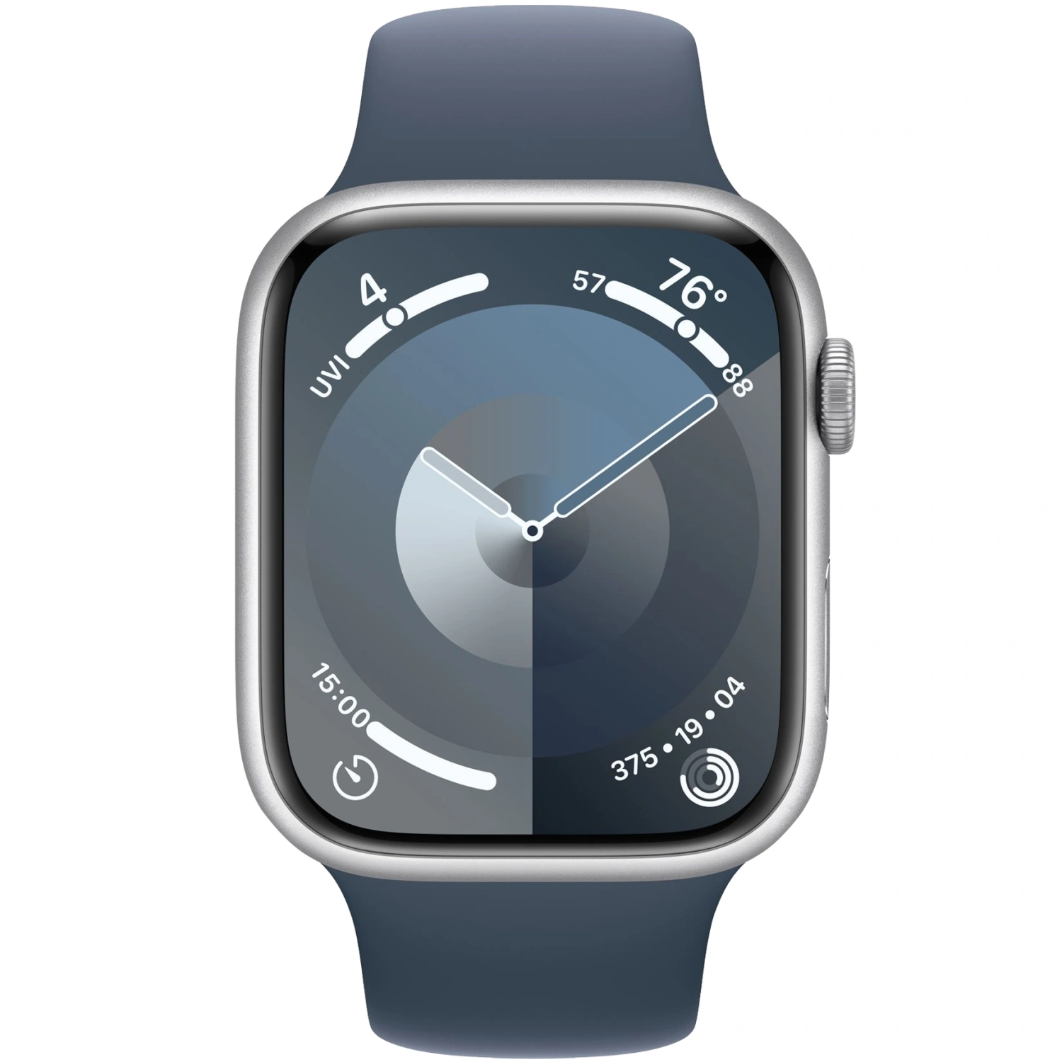 Смарт-часы Apple Watch Series 9 45mm Silver Aluminum Case with Storm Blue  Sport Band M/L (MR9E3) :: Watch S9 :: Купить Смарт-часы Apple в Москве по  самым привлекательным ценам! :: Купить Смарт-часы