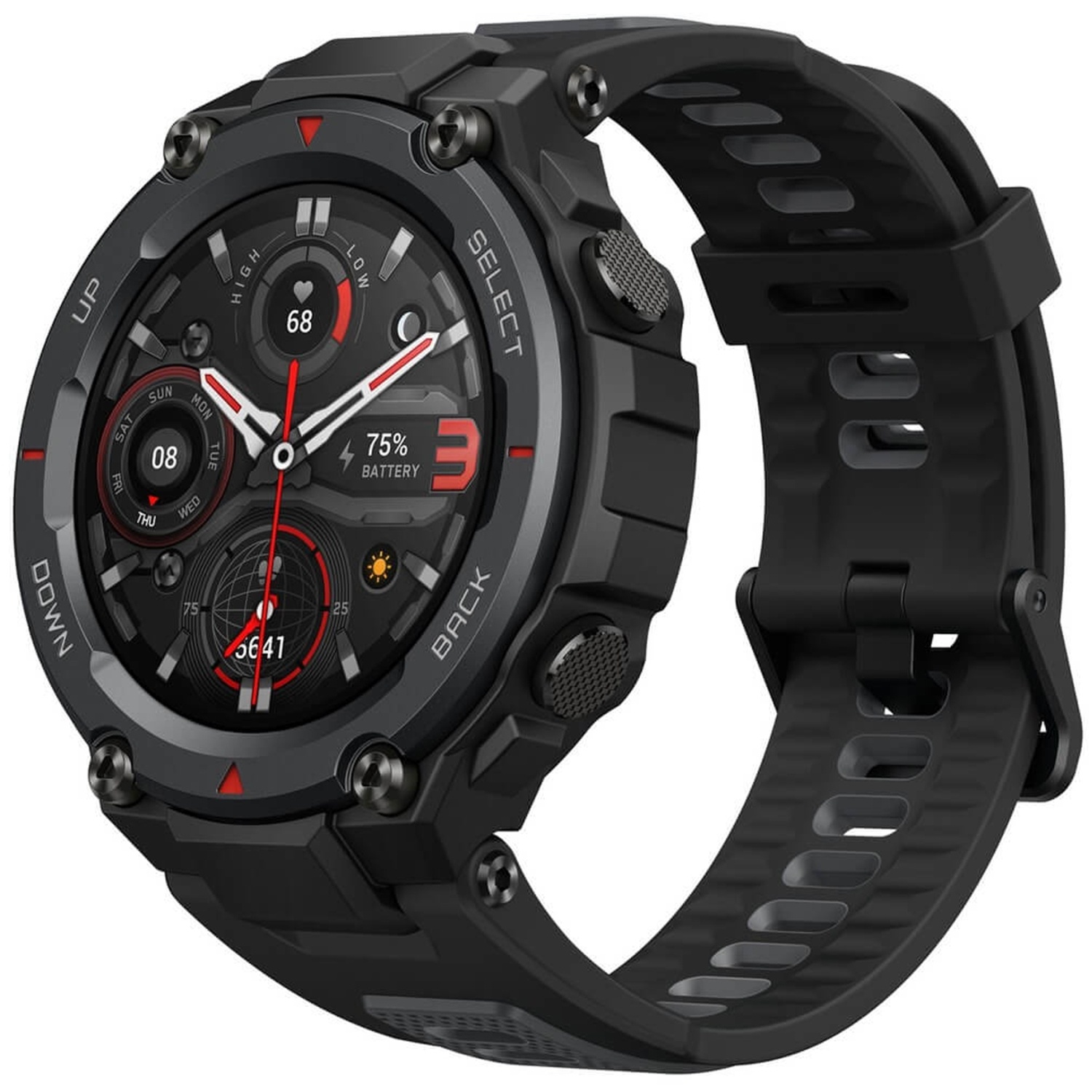 Смарт-часы Xiaomi Amazfit Trex Pro Meteorite Black фото 1