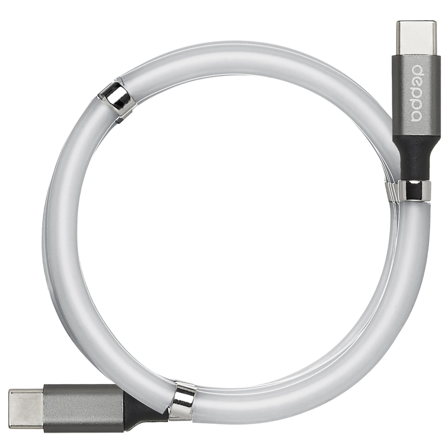 Deppa usb c. Дата-кабель deppa USB - 8-Pin для Apple витой 1.5м белый (72120). Deppa Type-c 7в1 73127. Кабель deppa Type-c - HDMI. Кабель deppa 72120.