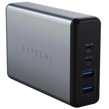 Сетевое зарядное устройство Satechi на 4 устройства Desktop Charger 108W (ST-TC108WM) Space Gray