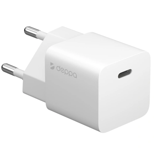 Купить Сетевое зарядное устройство Deppa 20W USB-C 11400 White в городе ...