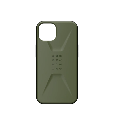 Чехол UAG Civilian для iPhone 14 Plus Olive фото 1