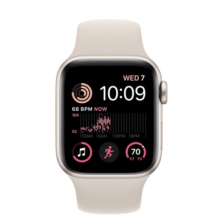 Смарт-часы Apple Watch Series SE GPS 40mm Starlight (Сияющая звезда) Sport Band (MNJP3) фото 2