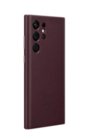 Чехол Samsung Leather Cover для Galaxy S22 Ultra (EF-VS908LEEGRU) Burgundy фото 1
