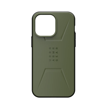 Чехол UAG Civilian For MagSafe для iPhone 14 Pro Olive фото 1