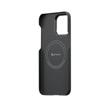 Чехол Pitaka MagEZ Case 3 для iPhone 14 Pro 1500D Black/Grey (Twill) фото 5