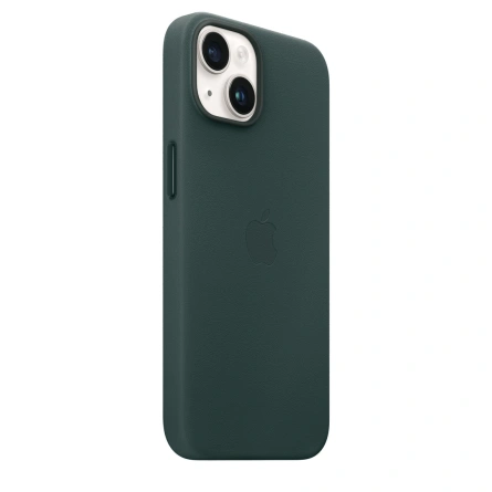 Кожаный чехол Apple MagSafe для iPhone 14 Forest Green фото 4