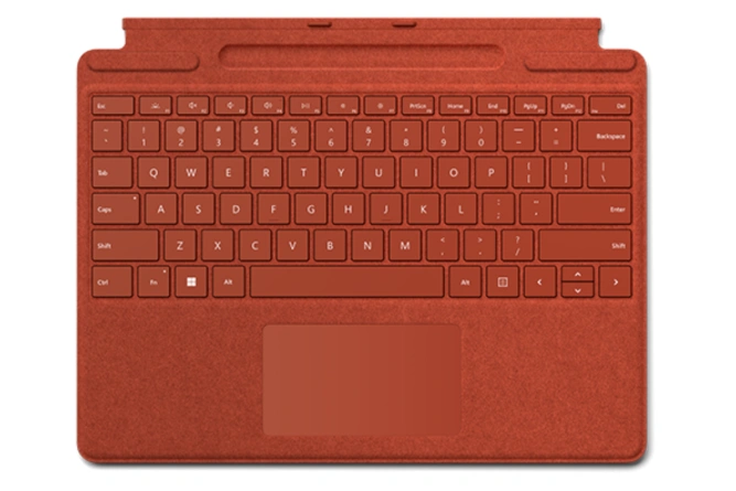 Клавиатура Microsoft Surface Pro Signature Keyboard Poppy Red фото 1
