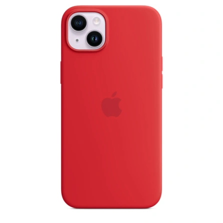 Силиконовый чехол Apple MagSafe для iPhone 14 (PRODUCT)RED фото 3