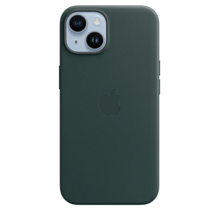 Кожаный чехол Apple MagSafe для iPhone 14 Forest Green фото 1