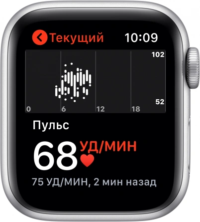 Смарт-часы Apple Watch Series 5 GPS 44mm Silver (Серебристый/Белый) Sport Band (MWVD2) фото 5