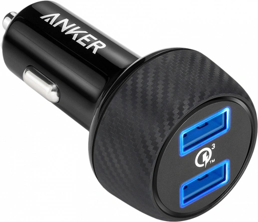 Автомобильное зарядное устройство Anker PowerDrive+ 2 24W (A2228H11) Black фото 1