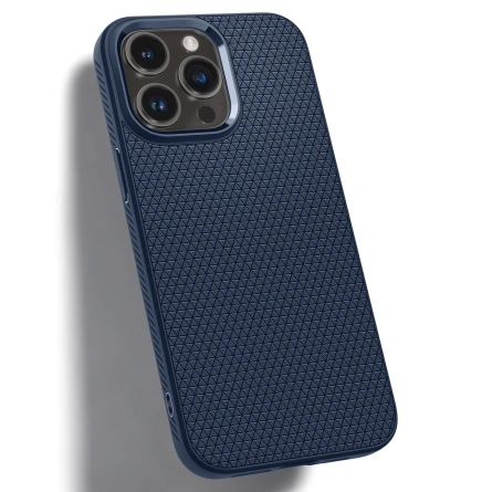 Чехол Spigen Liquid Air для iPhone 14 Pro Max (ACS04814) Navy Blue фото 3