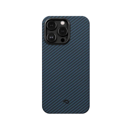 Чехол Pitaka MagEZ Case 3 для iPhone 14 Pro 1500D Black/Blue (Twill) фото 1