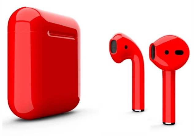 Наушники Apple AirPods 2 Color (MV7N2) Красный глянцевый фото 1