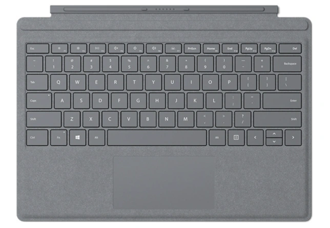 Клавиатура Microsoft Surface Pro Signature Type Cover Platinum фото 1