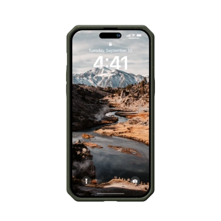 Чехол UAG Biodegradable Outback для iPhone 14 Pro Olive фото 6