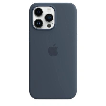 Силиконовый чехол Apple MagSafe для iPhone 14 Pro Storm Blue фото 1