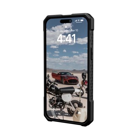 Чехол UAG Monarch Pro For MagSafe для iPhone 14 Pro Max Carbon Fiber фото 5