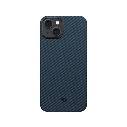 Чехол Pitaka MagEZ Case 3 для iPhone 14 1500D Black/Blue (Twill) фото 1