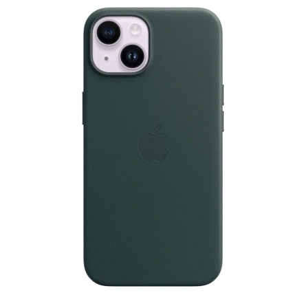 Кожаный чехол Apple MagSafe для iPhone 14 Forest Green фото 5