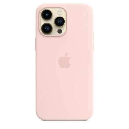 Силиконовый чехол Apple MagSafe для iPhone 14 Pro Max Chalk Pink фото 1