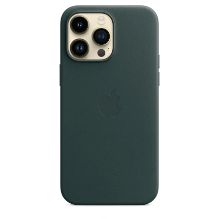 Кожаный чехол Apple MagSafe для iPhone 14 Pro Max Green фото 1