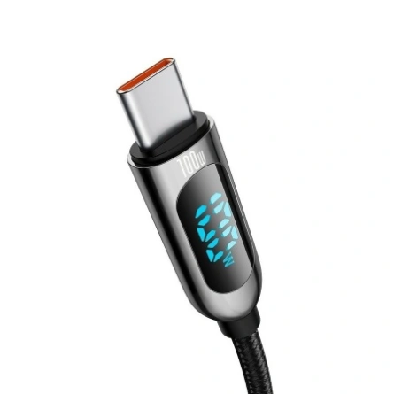 Кабель Baseus Superior Series Fast Charging Data Cable Type-C to Type-C 100W 2m (CATSK-C01) Black фото 4