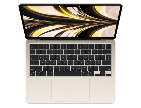 Ноутбук Apple MacBook Air (2022) 13 M2 8C CPU, 10C GPU/8Gb/512Gb SSD (MLY23) Starlight (Сияющая звезда) фото 2