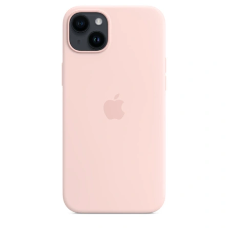Силиконовый чехол Apple MagSafe для iPhone 14 Chalk Pink фото 5