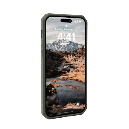 Чехол UAG Biodegradable Outback для iPhone 14 Pro Olive фото 4