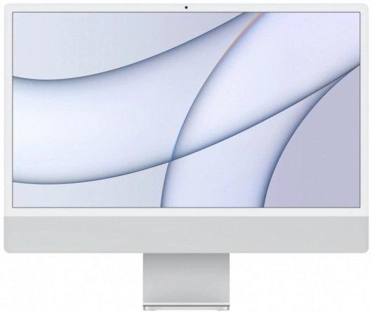Моноблок Apple iMac (2021) 24 Retina 4.5K M1 8C CPU, 7C GPU/8GB/256Gb Silver (MGTF3) фото 1