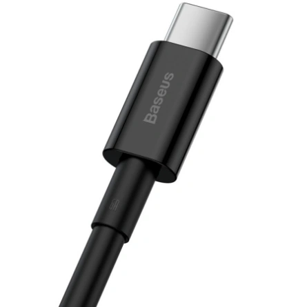 Кабель Baseus Fast Charging Data USB to Type-c 66w 1m (CATYS-01) Black фото 3